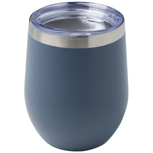 Gobelet isotherme 350ml recyclé à personnaliser Corzo Bleu hale